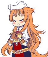 character:raphtalia copyright:tate_no_yuusha_no_nariagari general:10s general:1girl general:animal_ears general:belt general:blush general:breasts general:closed_eyes general:dress general:gloves general:long_hair general:orange_hair general:ribbon general:simple_background general:smile technical:grabber // 845x1017 // 379.9KB