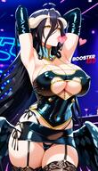 artist:boosterred99 character:albedo copyright:overlord_(maruyama) general:1girls general:adjusting_panties general:arms_above_head general:bare_shoulder general:black_hair general:bodycon general:bridal_gauntlets general:cameltoe general:cleavage general:clothing_cutout general:covered_navel general:covered_nipples general:cutout general:dress general:female general:female_only general:holding_breast general:horn general:horns general:large_breasts general:latex_panties general:leaning_forward general:long_hair general:ring general:seductive_smile general:shiny_clothes general:side-tie_panties general:side_locks general:sideboob general:skirt general:solo general:stockings general:underboob general:wavy_hair general:white_hair general:yellow_eyes meta:ai_generated meta:post-timeskip technical:grabber // 736x1280 // 1.0MB