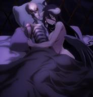 character:albedo copyright:overlord_(maruyama) general:1girl general:ahoge general:bare_shoulders general:bed general:black_hair general:blush general:breasts general:dakimakura general:demon general:demon_girl general:half-closed_eyes general:happy general:holding general:horns general:indoors general:large_breasts general:long_hair general:looking_at_viewer general:lying general:nude general:on_side general:open_mouth general:pillow general:screencap general:simple_background general:skeleton general:slit_pupils general:succubus general:wings general:yellow_eyes metadata:highres metadata:stitched metadata:third-party_edit tagme technical:grabber // 1920x2008 // 2.7MB