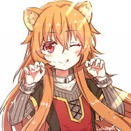 artist:moon_ash character:raphtalia copyright:tate_no_yuusha_no_nariagari general: general:1girl general::q general:animal_ear_fluff general:animal_ears general:black_dress general:blush general:brown_hair general:child general:claw_pose general:closed_mouth general:collar general:collarbone general:dress general:grey_dress general:hair_between_eyes general:hands_up general:layered_dress general:light_rays general:long_hair general:multicolored_clothes general:multicolored_dress general:one_eye_closed general:raccoon_ears general:raccoon_girl general:red_dress general:red_eyes general:signature general:simple_background general:smile general:solo general:sunbeam general:sunlight general:tongue general:tongue_out general:white_background general:wrist_cuffs general:yellow_trim meta:commentary meta:lowres q technical:grabber // 500x500 // 307.3KB