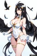 character:albedo copyright:genshin_impact general:1girl general:bad_hands general:breasts general:cleavage general:covered_navel general:large_breasts general:solo meta:ai-generated meta:non-web_source technical:grabber // 768x1152 // 799.1KB