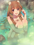 artist:chiharu_(9654784) character:raphtalia copyright:tate_no_yuusha_no_nariagari general:animal_ears general:bathing general:naked general:onsen general:tattoo general:wet technical:grabber // 1200x1600 // 290.5KB