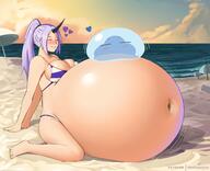 artist:metalforever character:rimuru_tempest character:shion_(tensei_shitara_slime_datta_ken) copyright:tensei_shitara_slime_datta_ken general:beach general:belly general:big_belly general:big_breasts general:breasts general:female general:heart general:huge_belly general:massive_belly general:movement_lines general:stuffed_belly general:vore meta:tagme technical:grabber // 3200x2600 // 463.4KB