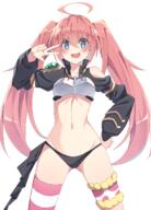 character:milim_nava copyright:tensei_shitara_slime_datta_ken general:1girl general:ahoge general:blue_eyes general:cowboy_shot general:fang general:pink_hair general:solo general:twintails meta:highres technical:grabber // 1081x1500 // 910.8KB