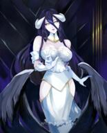 character:albedo copyright:overlord_(maruyama) general:1girl general:artist_name general:black_hair general:breasts general:bright_pupils general:dress general:gloves general:hair_between_eyes general:hip_vent general:horns general:insomnilin general:light_frown general:long_hair general:looking_at_viewer general:low_wings general:medium_breasts general:open_hands general:solo general:strapless general:strapless_dress general:very_long_hair general:white_dress general:white_gloves general:white_pupils general:wings general:yellow_eyes meta:absurdres meta:commentary meta:english_commentary meta:highres technical:grabber // 2670x3310 // 10.3MB