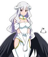 artist:jabara921 artist:jabara_tornado character:shijou_takane copyright:idolmaster copyright:madhouse copyright:overlord_(maruyama) general:albedo_(cosplay) general:alternate_costume general:bare_shoulders general:black_wings general:breasts general:choker general:cleavage general:cosplay general:crossed_arms general:demon_girl general:dress general:elbow_gloves general:girl general:gloves general:highres general:light_smile general:long_hair general:looking_at_viewer general:purple_eyes general:seiyuu_connection general:silver_hair general:simple_background general:single general:smile general:tall_image general:wavy_hair general:white_background general:wings tagme technical:grabber // 2179x2581 // 942.0KB