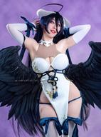 artist:larochefort11 character:albedo general:cosplay // 1519x2048 // 429.3KB