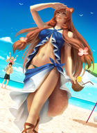 artist:zarory character:firo_(tate_no_yuusha_no_nariagari) character:iwatani_naofumi character:raphtalia copyright:tate_no_yuusha_no_nariagari general:1boy general:2girls general:big_breasts general:bikini general:brown_eyes general:brown_hair general:casual general:female general:filoflower_in_hair general:footwear general:long_hair general:naked general:nipples general:public general:shaved_pussy general:slave meta:highres technical:grabber // 1280x1752 // 355.8KB