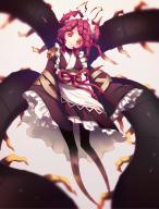 character:entoma_vasilissa_zeta copyright:overlord_(maruyama) general:1girl general:bug general:centipede general:insect_girl general:japanese_clothes general:kimono general:looking_at_viewer general:maid general:monster_girl general:purple_hair general:red_eyes general:tentacle metadata:highres tagme technical:grabber // 1617x2117 // 1.9MB