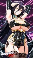 artist:boosterred99 character:albedo copyright:overlord_(maruyama) general:1girls general:adjusting_panties general:arms_above_head general:bare_shoulder general:black_hair general:bodycon general:bridal_gauntlets general:cameltoe general:cleavage general:clothing_cutout general:covered_navel general:covered_nipples general:cutout general:dress general:female general:female_only general:holding_breast general:horn general:horns general:large_breasts general:latex_panties general:leaning_forward general:long_hair general:ring general:seductive_smile general:shiny_clothes general:side-tie_panties general:side_locks general:sideboob general:skirt general:solo general:stockings general:underboob general:wavy_hair general:white_hair general:yellow_eyes meta:ai_generated meta:post-timeskip technical:grabber // 736x1280 // 1.1MB