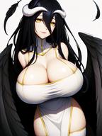 artist:stable_diffusion character:albedo copyright:overlord_(maruyama) general:1girls general:angel general:angel_wings general:black_hair general:curvy_body general:curvy_female general:curvy_figure general:female_focus general:female_only general:huge_breasts general:long_hair general:looking_at_viewer general:solo_female general:succubus general:succubus_horns general:succubus_wings meta:ai_generated technical:grabber // 1536x2048 // 272.0KB