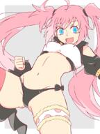 character:milim_nava copyright:tensei_shitara_slime_datta_ken general:1girl general:ahoge general:blue_eyes general:fang general:long_hair general:navel general:open_mouth general:pink_hair general:solo general:twintails technical:grabber // 800x1067 // 419.7KB