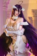 artist:larochefort11 character:albedo general:cosplay // 1366x2048 // 342.9KB