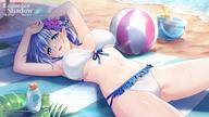 character:beta_(kage_no_jitsuryokusha_ni_naritakute!) copyright:kage_no_jitsuryokusha_ni_naritakute! general:1girl general:ball general:beach general:beach_towel general:beachball general:bikini general:blue_eyes general:breasts general:bucket general:cleavage general:large_breasts general:lotion general:midriff general:navel general:official_art general:sunscreen general:swimsuit general:towel general:underboob meta:highres technical:grabber // 1920x1080 // 287.4KB