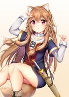 artist:taitai character:raphtalia copyright:tate_no_yuusha_no_nariagari general:animal_ears general:dress general:sword general:tail technical:grabber // 4134x5846 // 3.2MB