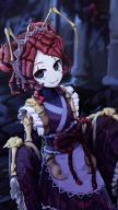 character:entoma_vasilissa_zeta copyright:overlord_(maruyama) general:1girl general:antenna general:insect_girl general:japanese_clothes general:kimono general:looking_at_viewer general:maid general:monster_girl general:night general:purple_hair general:red_eyes general:smile metadata:highres tagme technical:grabber // 1152x2048 // 327.5KB