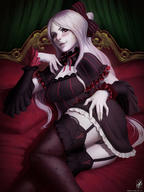 artist:georgy_stacker artist:themaestronoob character:shalltear_bloodfallen copyright:overlord_(maruyama) general:1girl general:ass general:black_panties general:black_underwear general:blush general:breasts general:cameltoe general:erect_nipples general:fang general:fangs general:female general:female_only general:garter_belt general:legs general:long_hair general:looking_at_viewer general:looking_back general:lying general:nipples general:pale_skin general:pantsu general:pussy general:red_eyes general:silver_hair general:smile general:solo general:stockings general:thighhighs general:underwear general:vampire general:white_hair medium:high_resolution metadata:2019 metadata:color metadata:digital_media_(artwork) metadata:highres tagme technical:grabber // 1280x1707 // 214.6KB