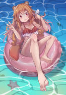 artist:aisha_(rfrm) character:raphtalia copyright:tate_no_yuusha_no_nariagari general:1girl general:animal_ear_fluff general:animal_ears general:blush general:brown_hair general:child general:feet general:floating general:floating_object general:food general:holding general:holding_food general:long_hair general:looking_at_viewer general:open_mouth general:raccoon_ears general:raccoon_girl general:raccoon_tail general:solo general:swimsuit general:tail general:v general:very_long_hair meta:absurdres meta:highres technical:grabber // 2000x2891 // 2.9MB