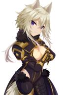 artist:user_yja4775 character:zeta_(kage_no_jitsuryokusha_ni_naritakute!) copyright:kage_no_jitsuryokusha_ni_naritakute! general:1girl general:animal_ears general:black_bodysuit general:black_gloves general:blonde_hair general:bodysuit general:breast_hold general:breasts general:cat_ears general:cat_girl general:cat_tail general:cleavage general:closed_mouth general:covered_navel general:crossed_arms general:gloves general:gold_trim general:hair_between_eyes general:large_breasts general:looking_at_viewer general:ponytail general:purple_eyes general:slit_pupils general:solo general:tail meta:absurdres meta:commentary meta:highres technical:grabber // 3969x5613 // 8.0MB