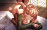 artist:kaptivate character:raphtalia copyright:tate_no_yuusha_no_nariagari general:animal_ears general:bikini general:cleavage general:open_shirt general:sheets general:swimsuits general:tail general:thighhighs technical:grabber // 5100x3300 // 13.6MB