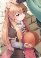 artist:miri_(ago550421) character:iwatani_naofumi character:raphtalia copyright:tate_no_yuusha_no_nariagari general:1boy general:1girl general:3: general:animal_ear_fluff general:animal_ears general:ball general:blush general:brown_dress general:brown_hair general:cape general:closed_mouth general:collarbone general:cuffs general:day general:dress general:fingernails general:green_cape general:grey_sweater general:hair_between_eyes general:headpat general:holding general:holding_ball general:layered_sleeves general:long_hair general:long_sleeves general:out_of_frame general:outdoors general:purple_eyes general:raccoon_ears general:raccoon_girl general:ribbed_sweater general:short_over_long_sleeves general:short_sleeves general:signature general:solo_focus general:standing general:sweater general:very_long_hair meta:commentary_request technical:grabber // 827x1169 // 828.7KB