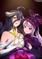 artist:neocoill character:ainz_ooal_gown character:albedo character:shalltear_bloodfallen copyright:overlord_(maruyama) general:1boy general:2girls general:ahoge general:bare_shoulders general:black_hair general:black_wings general:blush general:bow general:breasts general:cleavage general:demon_girl general:demon_horns general:demon_wings general:dress general:eyebrows_visible_through_hair general:fang general:feathered_wings general:female general:frilled_dress general:frills general:gloves general:gothic_lolita general:hair_between_eyes general:horns general:large_breasts general:lolita_fashion general:long_hair general:long_sleeves general:looking_at_viewer general:male general:medium_breasts general:multiple_girls general:ponytail general:red_eyes general:silver_hair general:slit_pupils general:smile general:tied_hair general:vampire general:very_long_hair general:white_dress general:white_gloves general:wings general:yellow_eyes tagme technical:grabber // 601x850 // 94.1KB