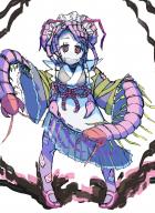 character:entoma_vasilissa_zeta copyright:overlord_(maruyama) general:1girl general:antennae general:bug general:double_bun general:fang general:frills general:hair_bun general:insect general:kimono general:long_sleeves general:maid general:maid_apron general:maid_headdress general:mary_janes general:monster_girl general:purple_hair general:red_eyes general:ribbon general:skirt general:sleeves_past_wrists general:solo metadata:absurdres metadata:artist_request metadata:highres tagme technical:grabber // 4159x5681 // 4.6MB