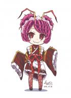 artist:pixiv_id_2942643 character:entoma_vasilissa_zeta copyright:overlord_(maruyama) copyright:overlord_(novel) general:chibi general:closed_mouth general:facial_mark general:female general:full_body general:long_sleeves general:looking_at_viewer general:sleeves_past_wrists general:smile general:solo general:standing medium:light_background medium:signature medium:simple_background medium:white_background meta:png-to-jpg_conversion tagme technical:grabber // 504x689 // 202.9KB