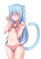 artist:aisu_(icicleshot) character:rimuru_tempest copyright:tensei_shitara_slime_datta_ken general:1other general:animal_ear_fluff general:animal_ears general:bikini general:blue_hair general:cat_boy general:cat_day general:cat_ears general:cat_girl general:cat_tail general:floating_hair general:frilled_bikini general:frills general:genderswap general:genderswap_(otf) general:groin general:hair_between_eyes general:long_hair general:looking_at_viewer general:navel general:open_mouth general:pink_eyes general:solo general:swimsuit general:tail general:very_long_hair technical:grabber // 729x1032 // 400.0KB