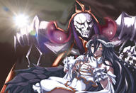 artist:慄桜嶌ヤヲ character:ainz_ooal_gown character:albedo // 2575x1751 // 2.9MB