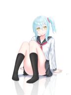 artist:r.t. character:rimuru copyright:tensei_shitara_slime_datta_ken general:feet general:seifuku general:skirt_lift technical:grabber // 3240x4320 // 6.2MB