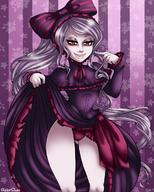 artist:gatorchan character:shalltear_bloodfallen copyright:overlord_(maruyama) general:1girl general:bangs general:bare_legs general:bare_thighs general:bow general:breasts general:cameltoe general:closed_mouth general:clothed_female general:curvaceous general:curves general:dress general:dress_lift general:dress_lifted_by_self general:eyebrows general:eyeshadow general:fang general:female general:female_only general:frilled_dress general:frilled_skirt general:frills general:goth general:gothic general:gothic_lolita general:hair general:hair_bow general:hair_ornament general:hands general:hips general:humanoid general:indoors general:legs general:lifted_by_self general:lolita_fashion general:long_dress general:long_hair general:long_sleeves general:looking_at_viewer general:makeup general:no_humans general:pale_skin general:pantsu general:ponytail general:purple_bow general:purple_dress general:purple_panties general:red_eyes general:shiny general:shiny_hair general:shiny_skin general:silver_hair general:skindentation general:skirt general:skirt_lift general:slender_waist general:slit_pupils general:small_breasts general:smile general:solo general:standing general:striped general:striped_bow general:swept_bangs general:thighs general:tied_hair general:tight_clothes general:tight_clothing general:underwear general:vampire general:very_long_hair general:white_hair general:wide_hips genre:monster_girl medium:high_resolution tagme technical:grabber // 960x1200 // 200.5KB