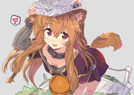 artist:puuakachan character:raphtalia copyright:tate_no_yuusha_no_nariagari general:1girl general::d general:animal_ears general:ball general:bent_over general:blush general:brown_eyes general:brown_hair general:chest_tattoo general:collar general:collarbone general:downblouse general:dress general:flat_chest general:heart general:kodomo_no_hi general:long_hair general:looking_at_viewer general:newspaper general:no_bra general:open_mouth general:paper_hat general:paper_kabuto general:raccoon_ears general:raccoon_girl general:raccoon_tail general:smile general:solo general:tail general:tattoo general:thought_bubble meta:commentary_request technical:grabber // 1200x858 // 277.9KB