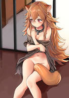 artist:duan_s character:raphtalia copyright:tate_no_yuusha_no_nariagari general:1girl general:animal_ears general:between_legs general:blush general:breasts general:brown_dress general:brown_hair general:cleavage general:clothes_lift general:collarbone general:colored_pencil_(medium) general:dress general:dress_lift general:hair_between_eyes general:indoors general:lifted_by_self general:long_hair general:looking_away general:navel general:off-shoulder_dress general:off_shoulder general:raccoon_ears general:raccoon_girl general:raccoon_tail general:red_eyes general:sitting general:small_breasts general:solo general:tail general:tail_between_legs general:tail_censor general:traditional_media general:very_long_hair meta:absurdres meta:highres technical:grabber // 1736x2456 // 430.4KB