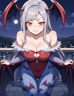 artist:nochekaiser881 character:lilith_aensland character:lilith_aensland_(cosplay) character:shalltear_bloodfallen copyright:darkstalkers copyright:overlord_(maruyama) general:1girls general:cosplay general:darkstalkers_(cosplay) general:demon general:demon_girl general:demon_wings general:demoness general:female general:female_focus general:leotard general:overlord general:red_leotard general:succubus general:succubus_wings general:tights general:undead general:undead_female general:vampire general:vampire_girl meta:ai_generated meta:civitai meta:tagme technical:grabber // 896x1152 // 1.1MB