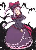 artist:ata_(egalite) character:shalltear_bloodfallen copyright:overlord_(maruyama) general:1girl general:bonnet general:bow general:breasts general:dress general:fang general:female general:frilled_dress general:frills general:hair_bow general:hair_ornament general:hand_to_own_mouth general:large_breasts general:long_hair general:long_sleeves general:looking_at_viewer general:open_mouth general:ponytail general:red_eyes general:silver_hair general:slit_pupils general:solo general:standing general:tied_hair general:vampire medium:high_resolution medium:simple_background medium:white_background tagme technical:grabber // 906x1275 // 935.8KB