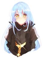 artist:sakusan_yousoeki character:rimuru_tempest copyright:tensei_shitara_slime_datta_ken general:1other general:androgynous general:black_coat general:blue_hair general:closed_mouth general:coat general:cropped_torso general:fur_collar general:fur_trim general:hair_between_eyes general:long_hair general:long_sleeves general:looking_at_viewer general:sketch general:smile general:solo general:sparkle general:sparkling_eyes general:straight_hair general:upper_body general:very_long_hair general:yellow_eyes meta:commentary_request meta:highres technical:grabber // 1512x2016 // 1.5MB