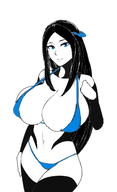 artist:artist_request character:sadeena copyright:tate_no_yuusha_no_nariagari general:bikini general:black_hair general:blue_eyes general:blue_swimsuit general:hair_ornament general:huge_breasts general:large_breasts general:orca_girl general:tattoo general:thick_thighs technical:grabber // 873x1437 // 167.8KB