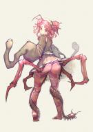 artist:luviantree character:entoma_vasilissa_zeta copyright:overlord_(maruyama) general:1girl general:antennae general:apron general:ass general:bug general:centipede general:centipede_girl general:double_bun general:female general:frills general:from_behind general:insect_girl general:looking_at_viewer general:maid general:maid_headdress general:millipede general:multiple_arms general:multiple_legs general:red_eyes general:red_hair general:silk general:solo general:spider_web general:talisman genre:monster_girl medium:high_resolution medium:simple_background medium:very_high_resolution tagme technical:grabber // 2480x3508 // 1.4MB