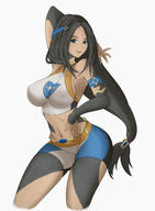 character:sadeena copyright:tate_no_yuusha_no_nariagari general:1girl general:black_hair general:blue_eyes general:breasts general:large_breasts general:long_hair general:navel meta:absurdres meta:highres technical:grabber // 3290x4495 // 2.7MB