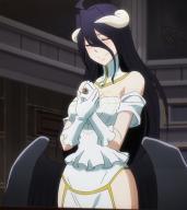 character:albedo copyright:overlord_(maruyama) general:1girl general:blush general:long_hair general:screencap tagme technical:grabber // 779x871 // 276.7KB