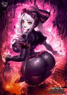 artist:thegoldensmurf character:shalltear_bloodfallen copyright:overlord_(maruyama) general:1girl general:alternate_breast_size general:ass general:aura general:bonnet general:bow general:breasts general:dress general:fang general:grey_hair general:holding general:holding_umbrella general:huge_ass general:large_breasts general:pantylines general:parasol general:red_eyes general:tight_clothes general:tight_dress general:umbrella technical:grabber // 841x1189 // 206.7KB