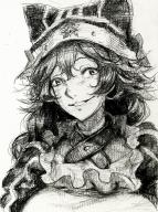 artist:yang-do character:lupusregina_beta copyright:overlord_(maruyama) general:1girl general:animal_hat general:braid general:collar general:frills general:hat general:puffy_sleeves general:smile general:solo general:twin_braids metadata:highres metadata:monochrome tagme technical:grabber // 1500x2002 // 2.9MB