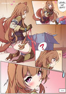 artist:mitsu_(mitsu_art) character:raphtalia copyright:tate_no_yuusha_no_nariagari general:1girl general::t general:? general:animal_ears general:artist_name general:box general:brown_gloves general:brown_hair general:comic general:english_text general:gift general:gift_box general:gloves general:holding general:holding_ribbon general:kneeling general:long_hair general:no_shoes general:notice_lines general:patreon_username general:pink_ribbon general:purple_eyes general:raccoon_ears general:raccoon_girl general:raccoon_tail general:ribbon general:spoken_question_mark general:tail general:tail_wagging general:thighhighs general:toeless_legwear technical:grabber // 679x960 // 687.0KB