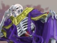 character:ainz_ooal_gown copyright:overlord_(maruyama) general:1boy general:jewelry general:male general:ring general:robe general:skeleton general:solo general:undead medium:4:3_aspect_ratio tagme technical:grabber // 800x600 // 232.0KB