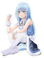 artist:piyoniko72 character:rimuru_tempest copyright:tensei_shitara_slime_datta_ken general:1other general:back_bow general:blue_hair general:blue_shirt general:blue_skirt general:blush general:bow general:full_body general:fur-trimmed_skirt general:fur_trim general:hair_between_eyes general:holding general:long_hair general:miniskirt general:neck_ribbon general:open_mouth general:ribbon general:shirt general:simple_background general:sitting general:skirt general:sleeveless general:sleeveless_shirt general:slime_(creature) general:straight_hair general:thighhighs general:very_long_hair general:white_background general:white_bow general:white_legwear general:white_ribbon general:wrist_cuffs general:yellow_eyes meta:highres technical:grabber // 1301x1712 // 343.3KB