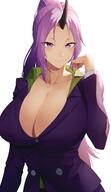 artist:rororo character:shion_(tensei_shitara_slime_datta_ken) copyright:tensei_shitara_slime_datta_ken general:1girl general:breasts general:cleavage general:closed_mouth general:collared_shirt general:formal general:green_shirt general:high_ponytail general:horns general:huge_breasts general:jacket general:long_hair general:looking_at_viewer general:oni general:oni_horns general:pants general:ponytail general:purple_eyes general:purple_hair general:purple_jacket general:purple_pants general:purple_suit general:shirt general:sidelocks general:single_horn general:smile general:solo general:suit general:white_background meta:absurdres meta:highres technical:grabber // 2366x4096 // 441.7KB