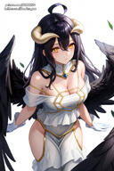 artist:karmino character:albedo copyright:overlord_(maruyama) general:big_breasts general:black_hair general:horns general:overlord general:succubus general:wings meta:ai_generated technical:grabber // 512x768 // 183.2KB