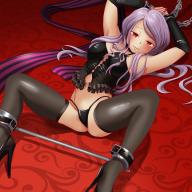 character:shalltear_bloodfallen copyright:overlord_(maruyama) general:corset general:nail_polish general:no_bra general:platform_footwear general:platform_heels general:red_eyes general:restraints general:spread_legs general:spreader_bar general:stockings general:vampire medium:1:1_aspect_ratio tagme technical:grabber // 700x700 // 321.3KB