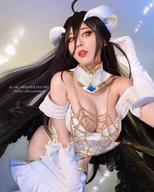 artist:larochefort11 character:albedo general:cosplay // 1638x2048 // 499.6KB